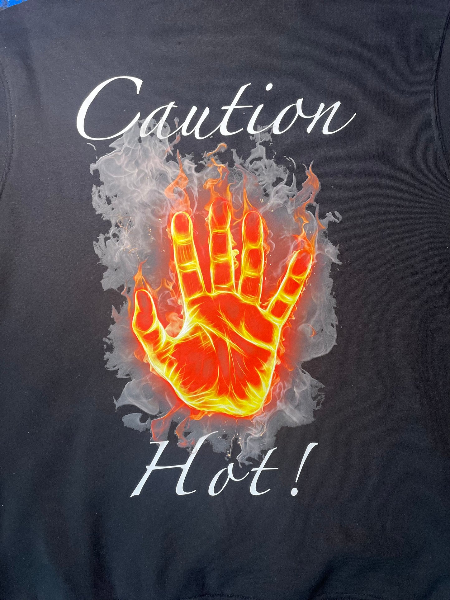 Caution hot hoodie