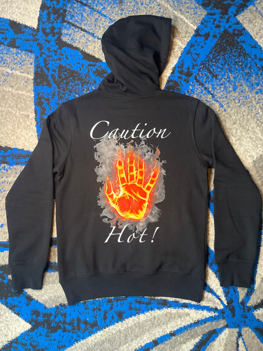 Caution hot hoodie