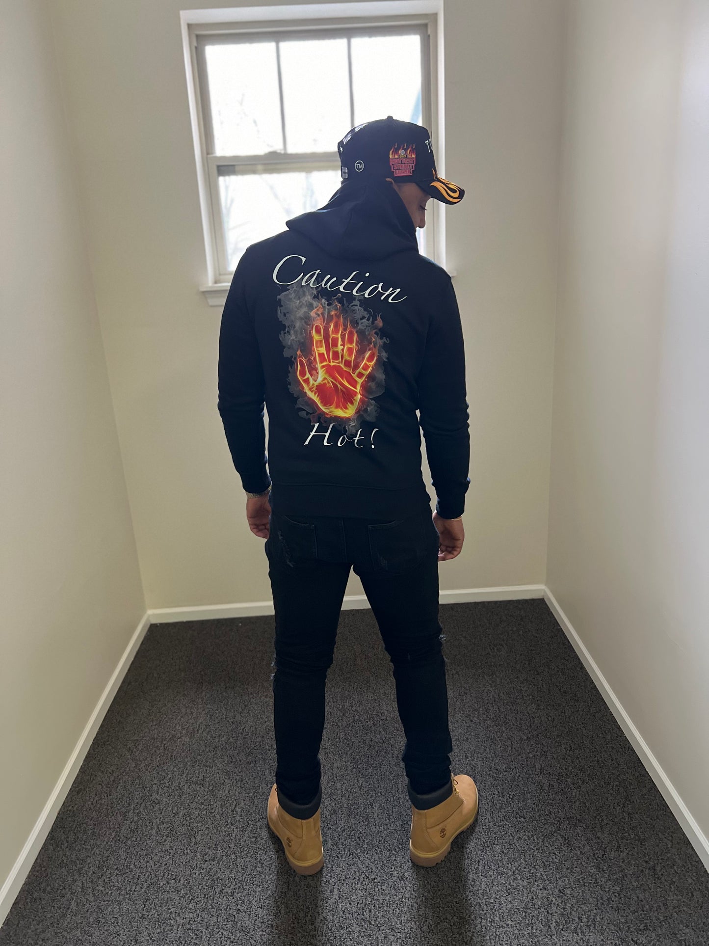 Caution hot hoodie